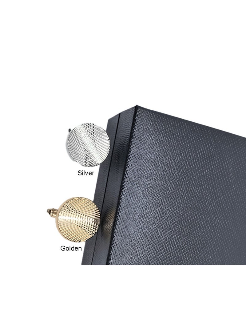 DB Innov. Cufflinks, Diagonal striped pattern cufflinks, 2 PCS in One Set Alloy Jewelry Specially Design for Men's Shirt Wedding Business Gift with Delicate Package Box, 2 Colors for Selection. - Image 4